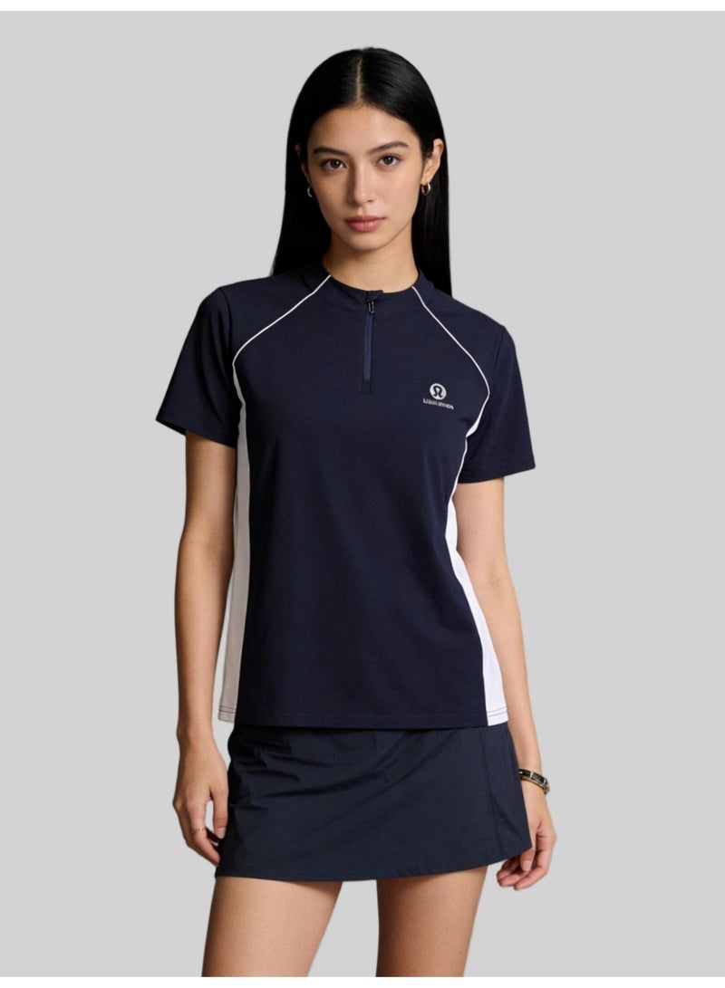 لولوليمون لولو ليمون مطابقة اللون تصميم معنى نصف سستة تي شيرت - Image 4