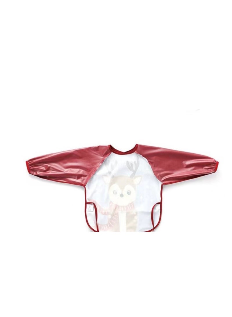 Goolsky Full Sleeve Bib, Baby and Toddler Waterproof Bibs, Machine Washable, Long Sleeved Eating Smock  - Image 2