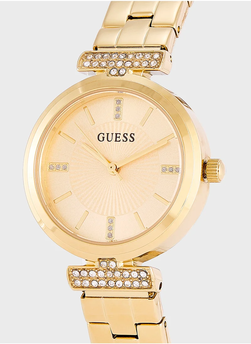 GUESS Array Steel Strap Analog Watch
