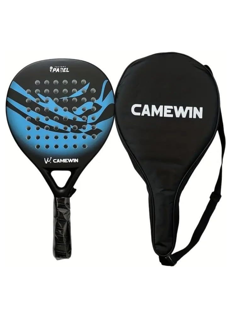 CAMEWIN Pro-Grade Paddle Racket for Ultimate Performance 4013 Diamond Shape Full Carbon Fiber Padel Tennis Racquet with Bag Cover  - Image 1