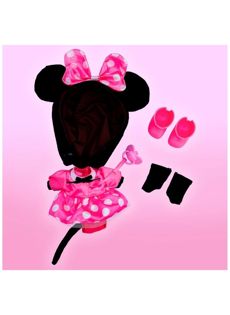 CRY BABIES - CRY BABIES Dressy Minnie | Interactive Doll that Cries real Tears with Hair to Style, Clothes to Wear and Accessories to Play - Image 1
