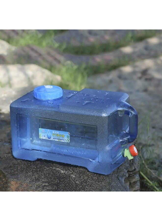 DubaiGallery Outdoor car water bucket household water storage bucket portable mineral water large capacity portable pc transparent water storage tank - Image 4