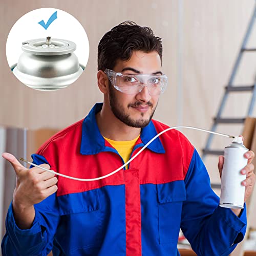 Kittmip 4 Pcs 4.5 mm Spray Tip Nozzle Extension Hose Fit 19.69 Inches/ 50 cm Spray Can Nozzle Fit for Aerosol Cans Supplies(360 Degree) - Image 5