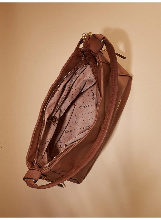 Fargo Stylish Handbags For Women (Tan) - Image 4