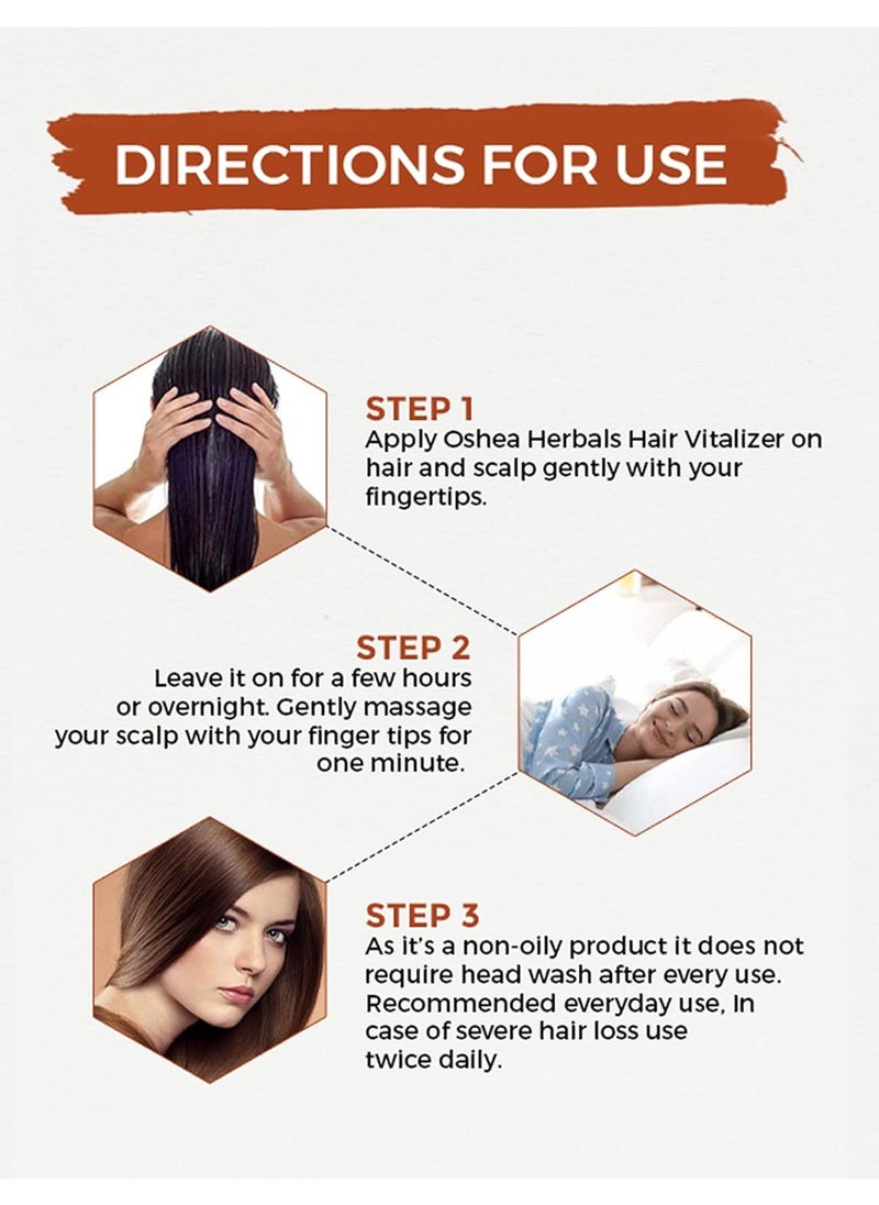 OSHEA - Oshea Herbals Phytogain Hair Growth Vitalizer Prevents Hair Fall Boost Hair Growth Paraben Silicone Free 110 ML - Image 1