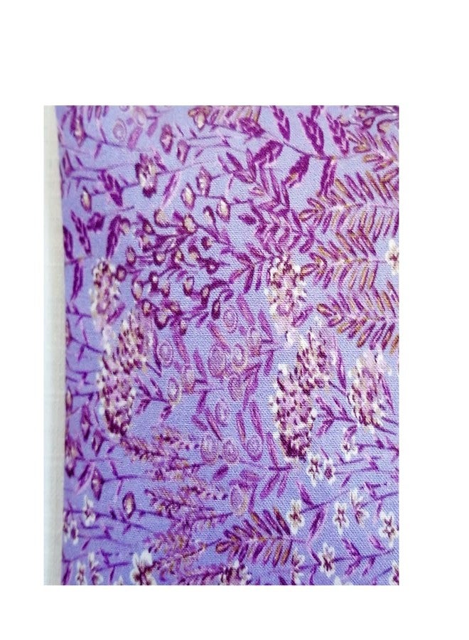 Dream Field Studio Organic Lavender Eye Pillow, Flaxseed Fill, Chamomile Rose Blend, Aromatherapy Eye Mask - Wisteria Garden - Image 3