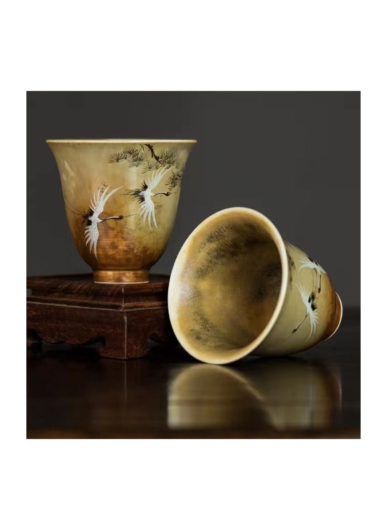 1-Set Chinese Old Porcelain Blue and White Bowl Tea Set,Chinese Tea Bowl with Cover Tray and Cups,Chinese Traditional Handicraft Ceramic Tea Set - Image 4