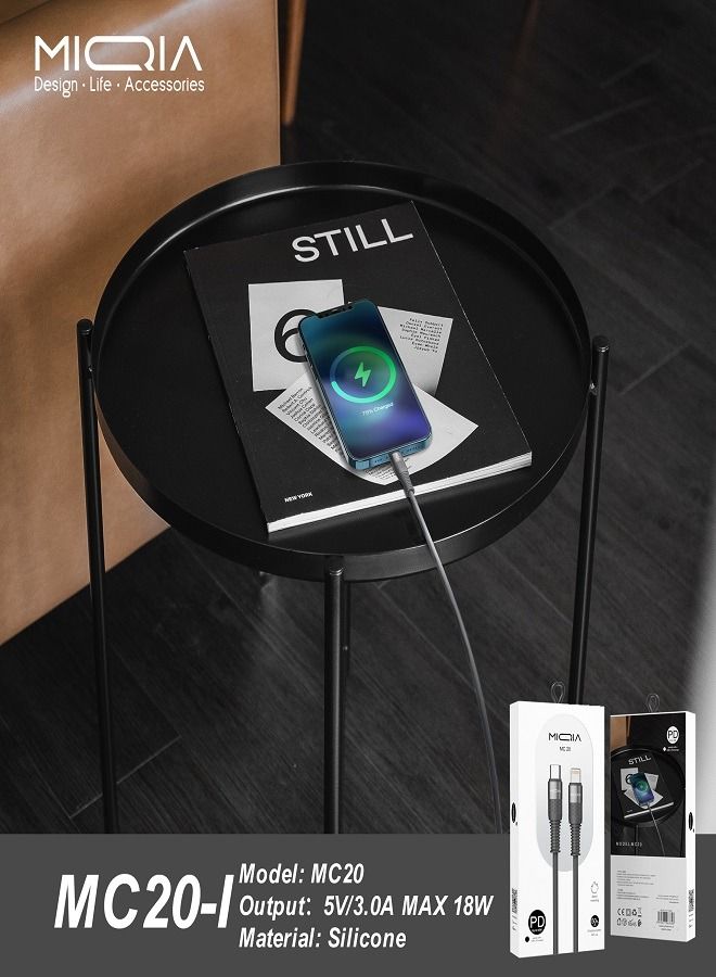 MIQIA PD Cable Grey 60w - Image 2