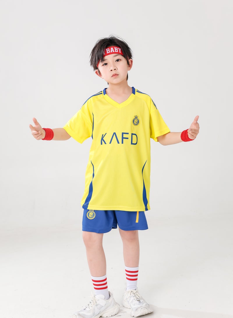 YITI Football Jersey Set for Kids Boys Girls Football Jersey Kit Children Football Uniforms Short-sleeved Football Shirts With Socks Sportswear-18  - Image 4