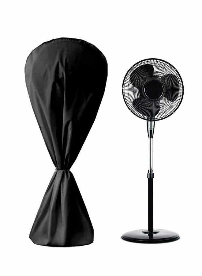 Generic Heavy Duty Waterproof Oxford Cloth Dust Cover for Outdoor Pedestal Fans - Washable, Dustproof, and Moisture-Proof Protective Cover for Standing Round Fans. - Image 1