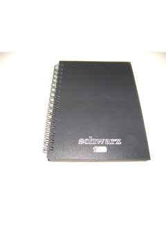 A5 Schwarz (Black) 60Yp Pp Cover Spiral Notebook Plain