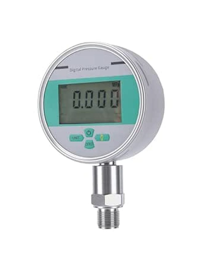 Stainless Steel Digital Pressure Meter 0 200bar LCD Backlit M20x1 5 Thread Hydraulic System Monitor - Image 1