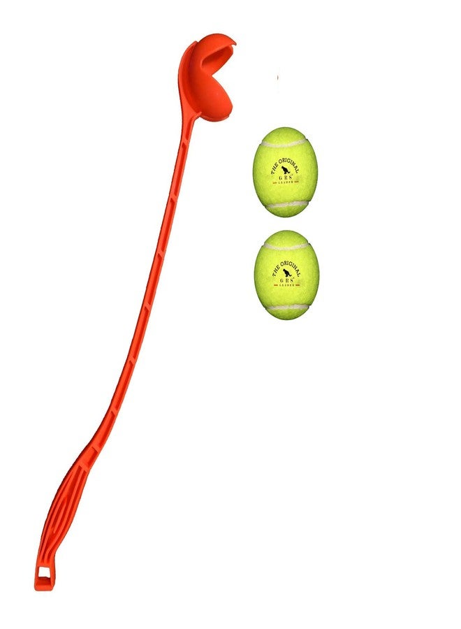 قاذفة كرات الكريكيت الجانبية من GRS، قاذفة كرات سريعة، وكرتان تنس (متعددة الألوان) - Image 2