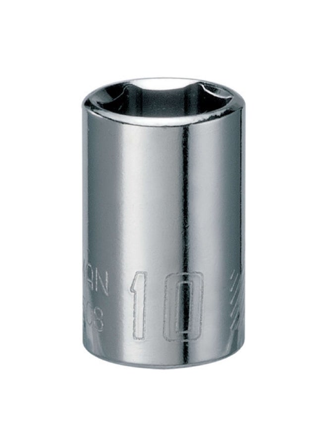 كرافتس مان سوكت سطحي بـ 6 نقاط ومقاوم للصدأ مصنوع من سبيكة الفولاذ بقياس 1/4 بوصة، ومغطى بالكروم 2300887