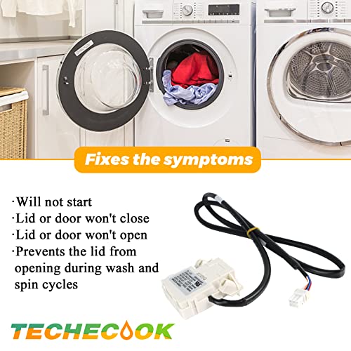Techecook EBF61674802 EBF60665201 Washer Lid Lock Switch NEW OEM Replacement Part by Techecook - Replacement for L-G and Ken more Washing Machine - Replaces PS8751171, AP5785599, 2703681, EAP8751171 - Image 4