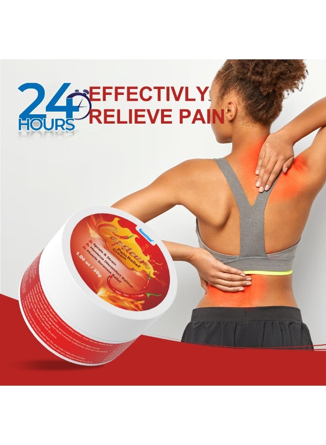 سوميفون كريم كابسيكوم لتخفيف الألم مناسب للتمزق والإجهاد، وتخفيف آلام العضلات - Image 3