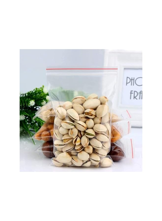 S-TOP Clear Resealable Plastic Bags Self Adhesive Sealing OPP Cello Bags for Bakery Cookies Candy Treats Decorative Wrappers, 50pcs Size 12.7x17.2cm - Image 3