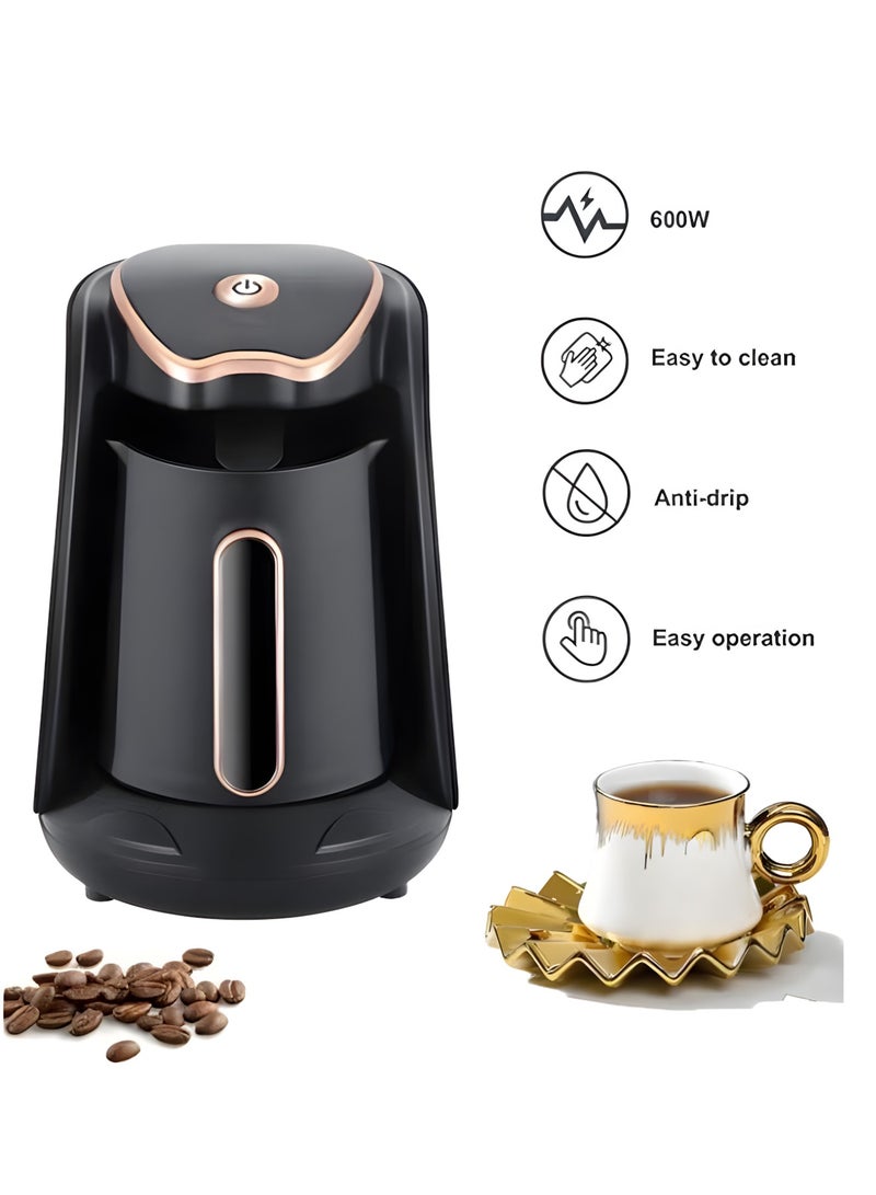 Smart Turkish Coffee Machine with Anti-Spill & Auto Shutoff | 2-Cup Capacity, BPA-Free Plastic, Perfect for Arabic Coffee Tradition  - Image 1