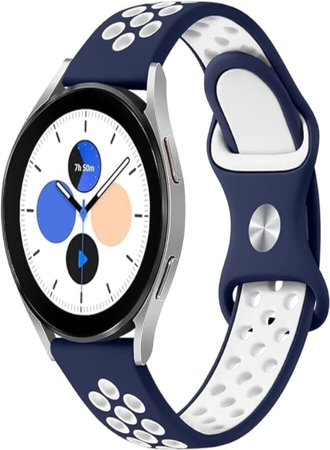 22mm Silicone Strap for Huawei Watch GT3 (46mm) / Watch 3 / Watch 3 Pro / GT2 Pro, Samsung Gear S3 Frontier / S3 Classic/Galaxy Watch 46mm / Galaxy Watch 3 (45mm)