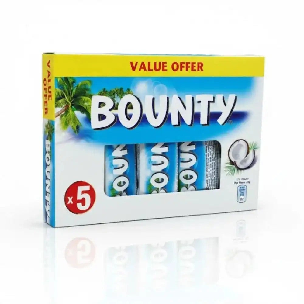 Bounty Coconut Milk Chocolate Bar- 5 X 25gms