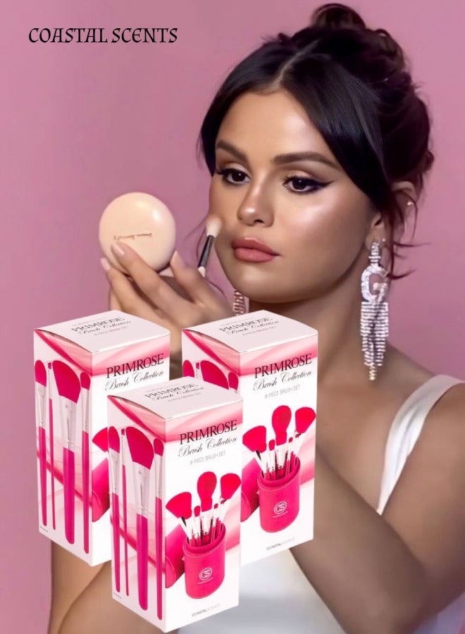 COASTAL SCENTS 3 Pieces Primrose Brush Collection - Image 1