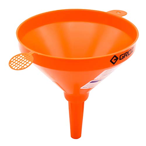 GROZ Conical Funnel for Diesel, Gasoline, Kerosene, Urea, Oils & Other water based media |Capacity: 650 ML| Funnel Diameter: 146 mm (5-3/4”) | Polypropylene Construction | FNL/6 - Image 2