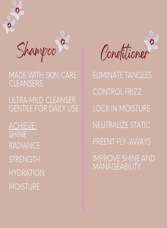 DermOrganic Argan Oil Daily Hydrating Shampoo plus Conditioner - Sulfate-Free & Color Safe, 33.8 oz - Image 3