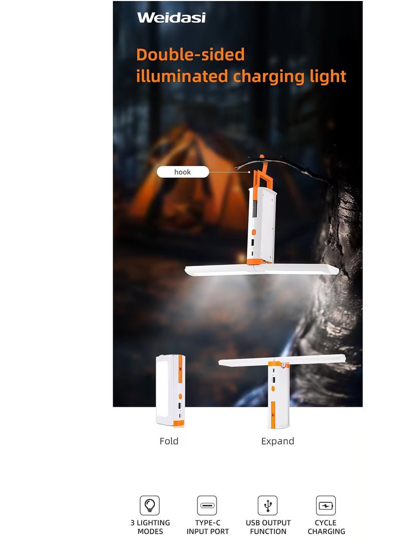 WEIDASI - LED rechargeable light portable emergency light led emergency lamp with usb charge - Image 1