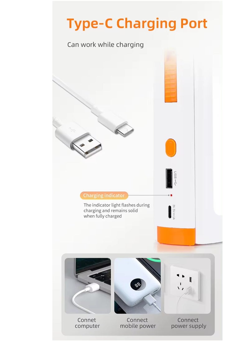 WEIDASI - LED rechargeable light portable emergency light led emergency lamp with usb charge - Image 1