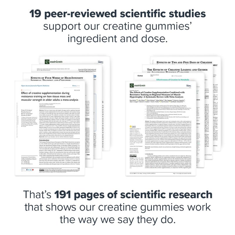 Legion Athletics Creatine Gummies, Creatine Monohydrate Supplement, Sour Green Apple, Boosts Muscle Growth + Enhances Recovery, Dietary Supplement, 30 Servings, 120 Gummies - Image 3