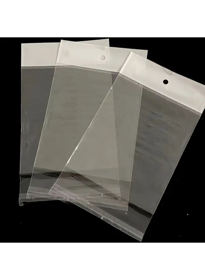 100 White Reusable Self Adhesive Glassine Bags For Jewelry Bracelets Gift Packaging - Image 3