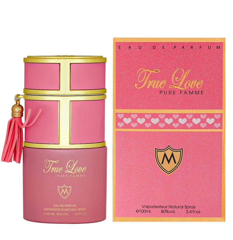 Mahabub Perfumes True Love Pure Femme Eau de Parfum 100ml – Elegant Floral & Musky Long Lasting Perfume for Women - Image 2