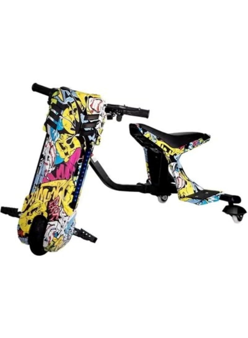 Winner Sky 3 Wheel 36 V Electric Drifting Scooter 360 Degree Rotation with Led Light Comfortable Seat Assorted - Image 3