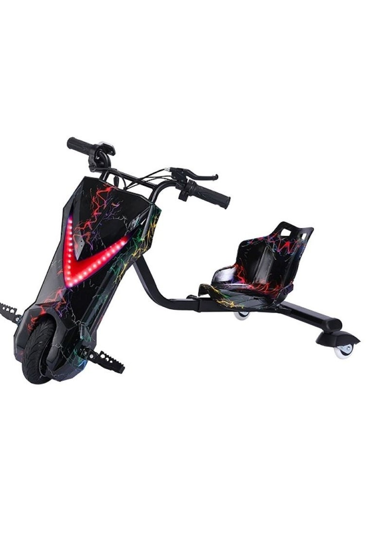 Winner Sky 3 Wheel 36 V Electric Drifting Scooter 360 Degree Rotation with Led Light Comfortable Seat Black/Red  - Image 1