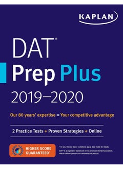DAT Prep Plus 2019-2020: 2 Practice Tests + Proven Strategies + Online
