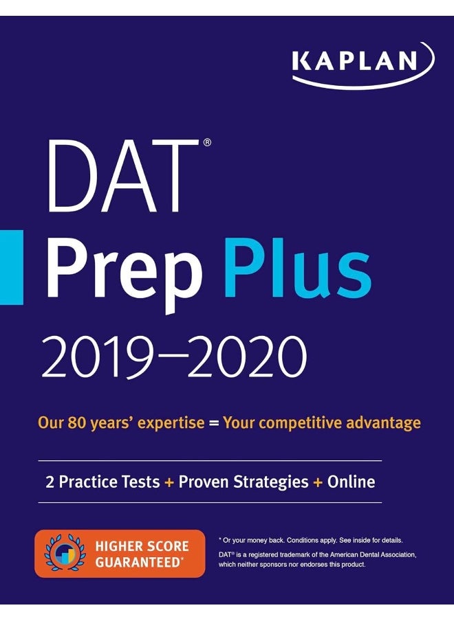 null - DAT Prep Plus 2019-2020: 2 Practice Tests + Proven Strategies + Online - Image 1