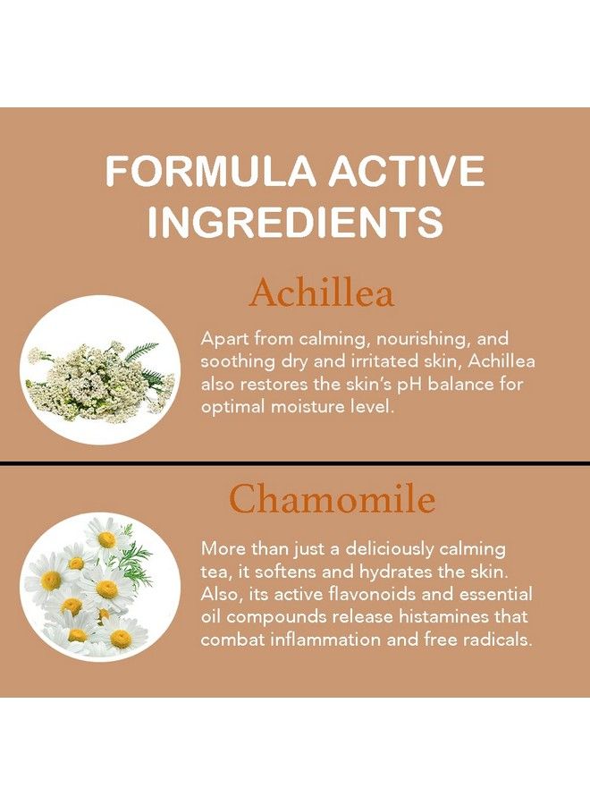 Moraz Herbal Facial Cleansing Cream For All Skin Types Gentle Facial Cleanser With Achillea & Chamomile Extract Refreshing Daily Cleanser To Deep Clean Pores 5.1 Fl.Oz - Image 3