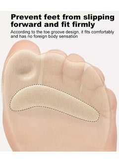 Goolsky 1pair/5 Pairs Forefoot Pads Gel Insoles High Heel Forefoot Cushion For Women, Non-slip Sponge Insoles  - Image 2