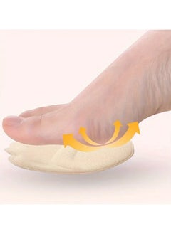 Goolsky 1pair/5 Pairs Forefoot Pads Gel Insoles High Heel Forefoot Cushion For Women, Non-slip Sponge Insoles  - Image 3