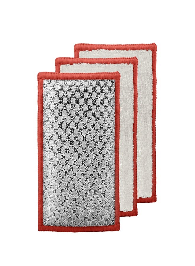 OGGI Bambou Odor-Free Scrubbing Sponges - Natural Scrub Sponges for Dishes, 91% Bamboo-Derived Rayon Cellulose Fiber, Reusable, Absorbent, Durable Scrubbers, Non-Scratch, Washable - 3 pcs, 7x4 - Image 1