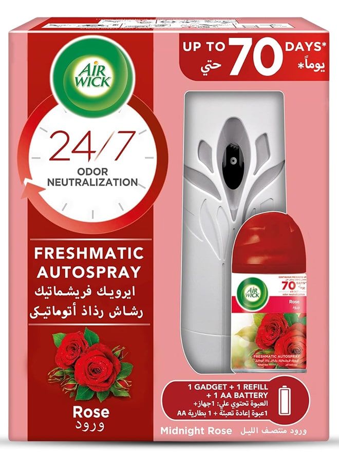 Freshener Freshmatic Auto Spray Rose Scent 1box
