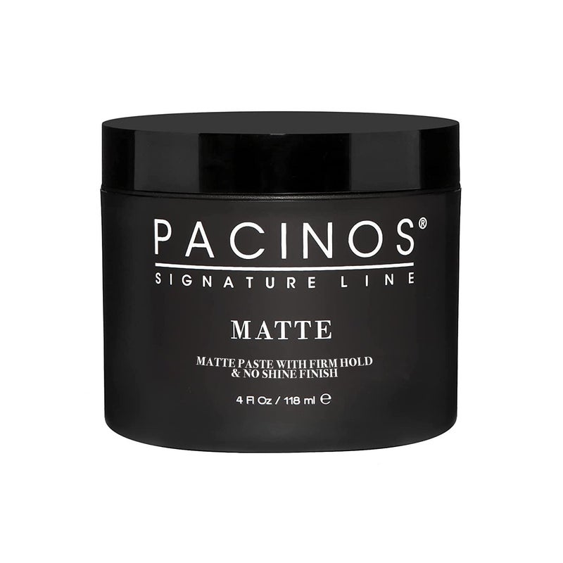 Pacinos Matte Hair Paste - Firm Hold, No Shine, Sculpting & Styling Wax, Long Lasting Definition & Texture, No Flakes, All Hair Types, 4 fl. oz. - Image 1