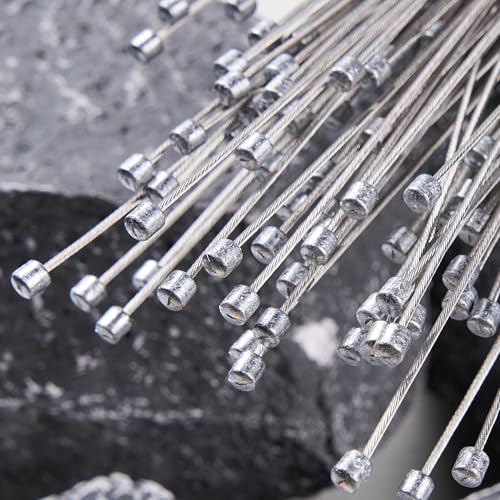 CIQIYO 10Pcs 2100MM Universal Bicycle Shifter Cable, Stainless Steel Shift line,Bike Shift Wire Kit for Mountain and Road Bike, With Cable Tips and O-rings - Image 3