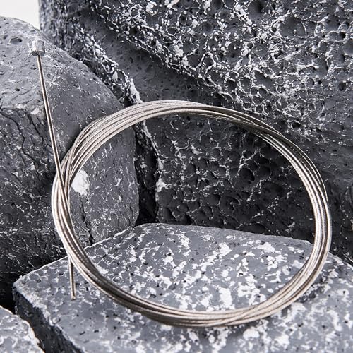 CIQIYO 10Pcs 2100MM Universal Bicycle Shifter Cable, Stainless Steel Shift line,Bike Shift Wire Kit for Mountain and Road Bike, With Cable Tips and O-rings - Image 5