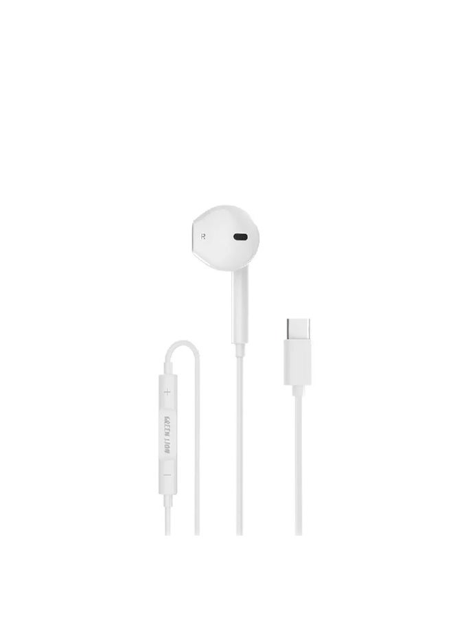 Green Lion Mono Earphone Type-C - Image 1