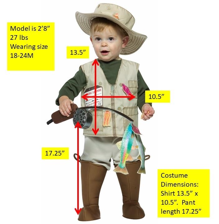 Rasta Imposta Future Fisherman Costume, Brown, 18-24 Months - Image 2