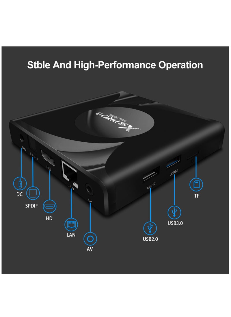 Generic Intelligent 8K Ultra HD TV Box Android 13.0 work with Projector TVs  Mobile Phones  - Image 2