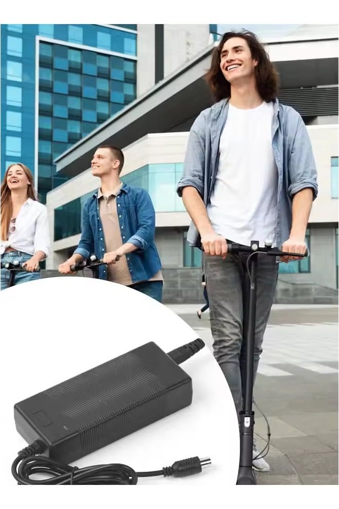 4-in-1 Large European-Specification Travel Plug, 42V 2A Power Adapter, Universal Battery Charger for Electric Scooters, Skateboards, and Electric Bicycles - Image 2
