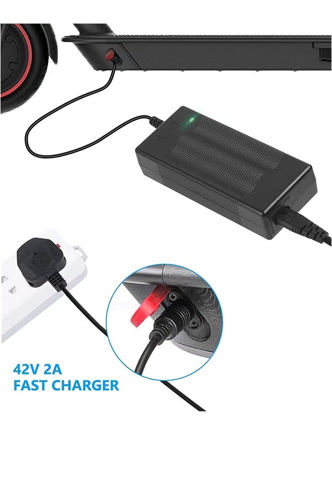 4-in-1 Large European-Specification Travel Plug, 42V 2A Power Adapter, Universal Battery Charger for Electric Scooters, Skateboards, and Electric Bicycles - Image 3
