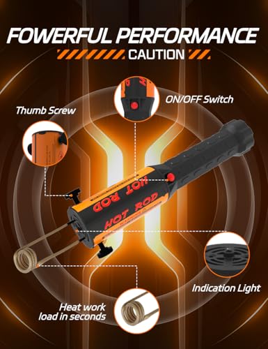 Solary Induction Heater Bolt Removal - 1200W 110V Heat Induction Tool for Rusty Screw Removing, Nut Buster Tool with 10 Coils - Image 5